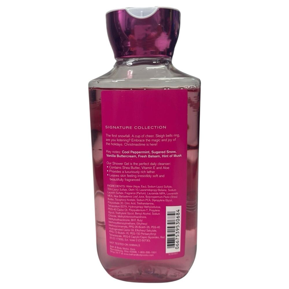 Bath And Body Works Twisted Peppermint Shower Gel Full Size Christmas 10 Fl Oz - Picture 2 of 8